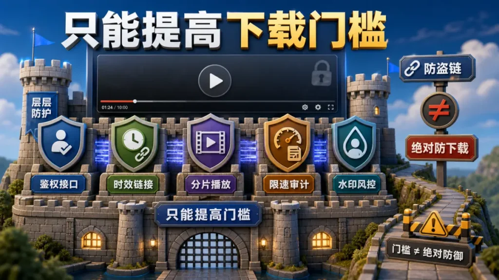 Java 做视频防下载，先接受只能提高门槛