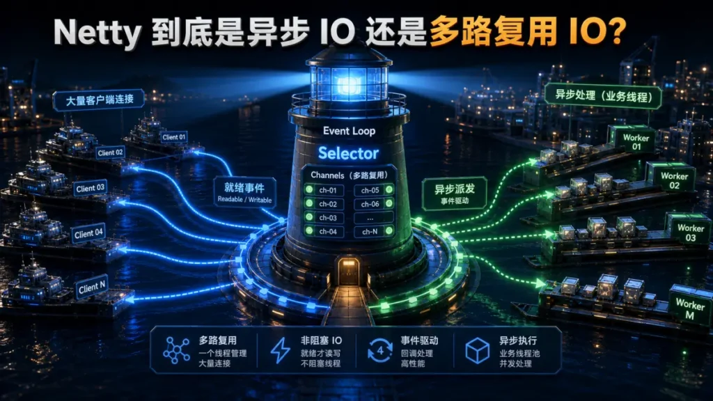 Netty 到底是异步 IO 还是多路复用 IO