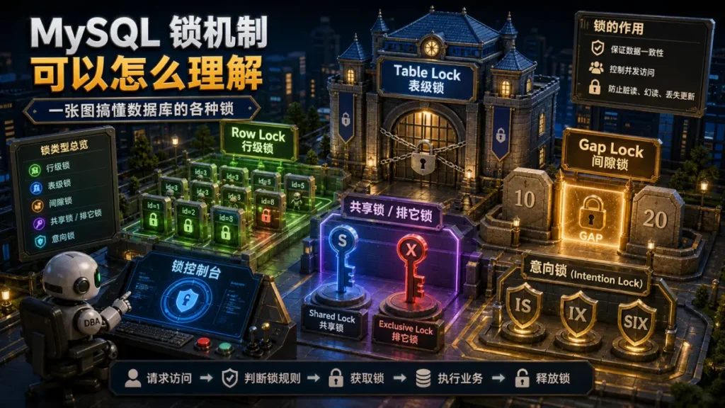 MySQL 锁机制可以怎么理解