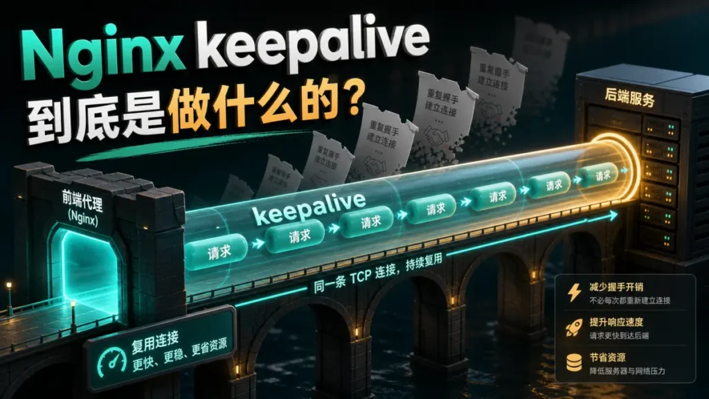 Nginx keepalive 到底是做什么的