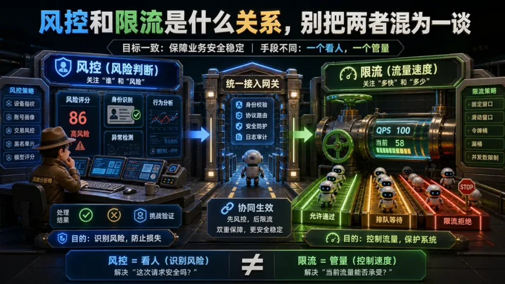 风控和限流是什么关系，别把两者混为一谈
