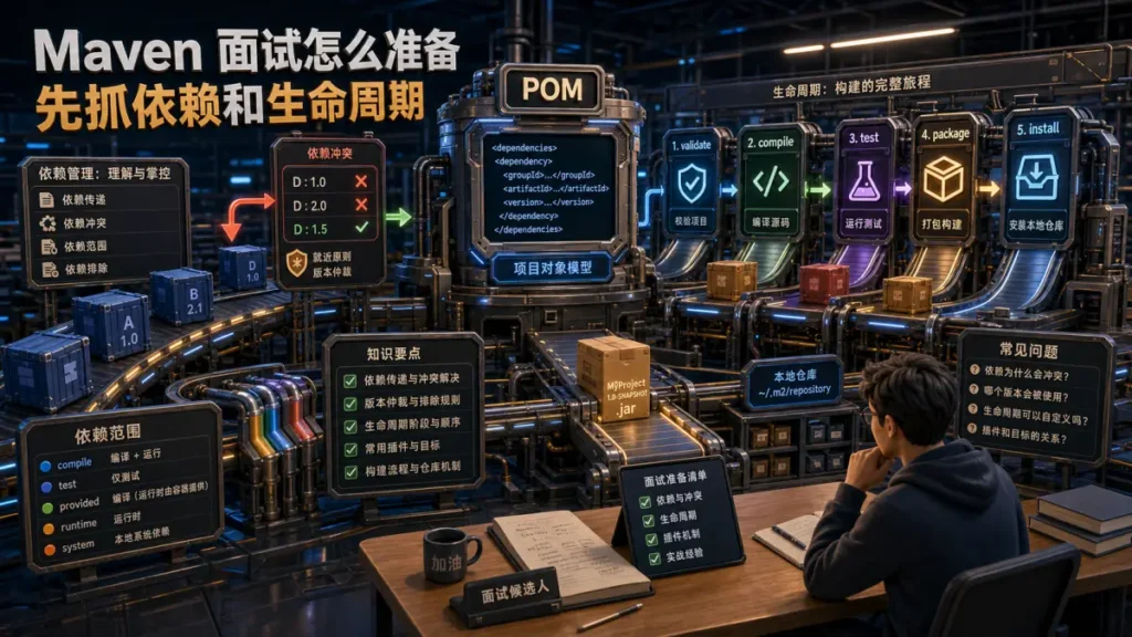 Maven 面试怎么准备，先抓依赖和生命周期