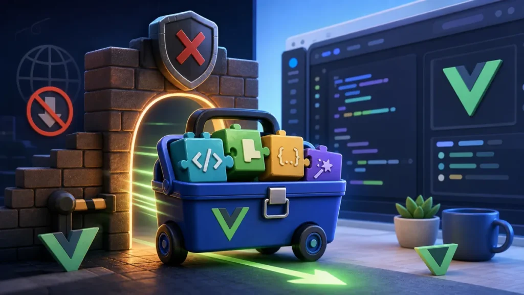 内网装不了软件时，我会先整理这份 VS Code Vue 插件下载链接