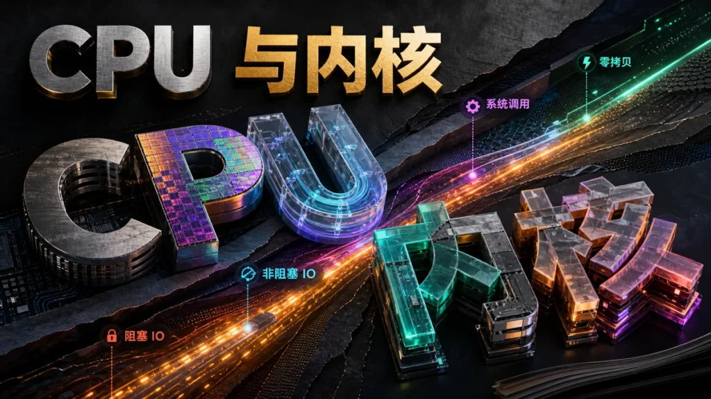 CPU 和内核不是一回事：从阻塞 IO 到非阻塞 IO 怎么理解
