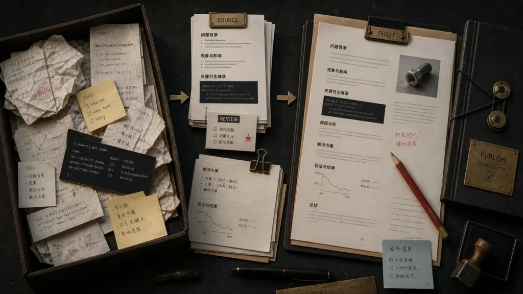 零散技术笔记别一直堆着：整理成文章前先补这几块