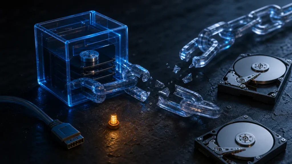 VMware NAS 突然打不开磁盘：先查快照和挂载