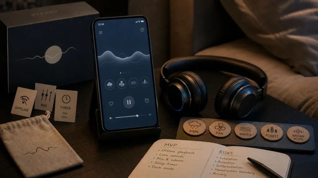 白噪音 App 还值得做吗：需求、竞品、MVP 和风险边界