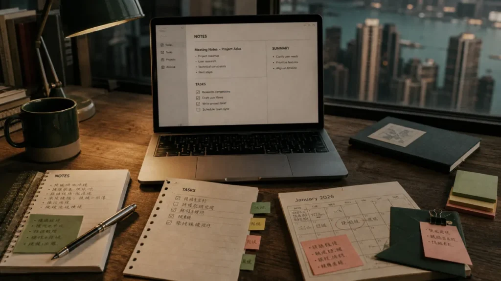 Notion AI 教学 2026：香港用家点样用 AI 整理笔记同任务管理？