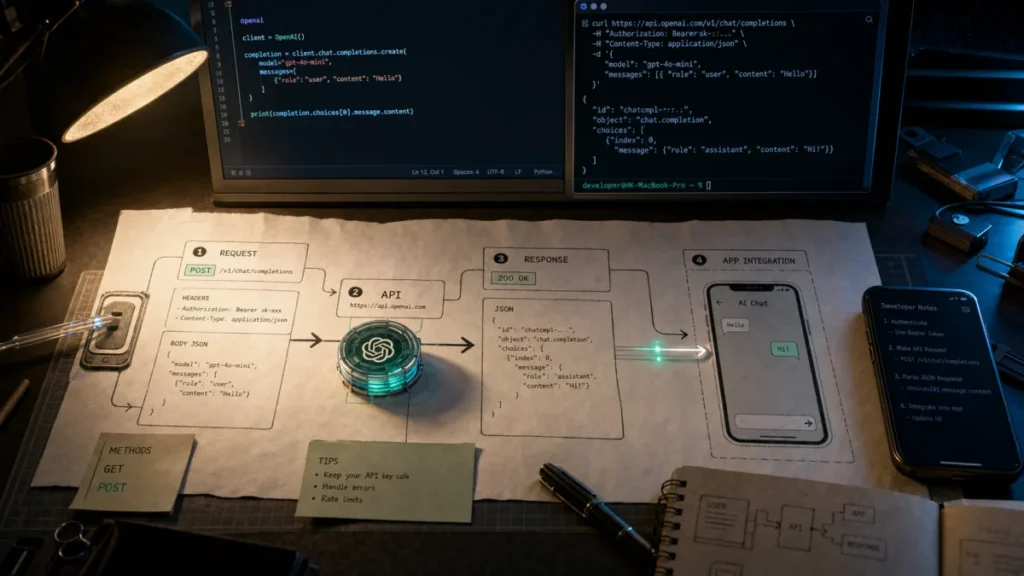 ChatGPT API 入门教学 2026：香港开发者点样整合 AI 到自己嘅 App？