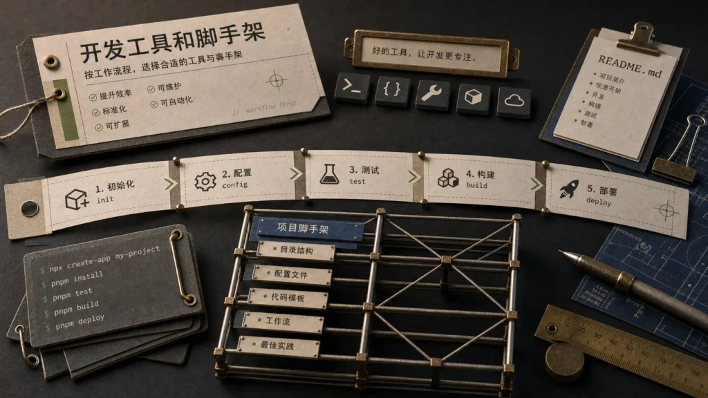 开发工具和脚手架怎么选：先看工作流，再看技术栈
