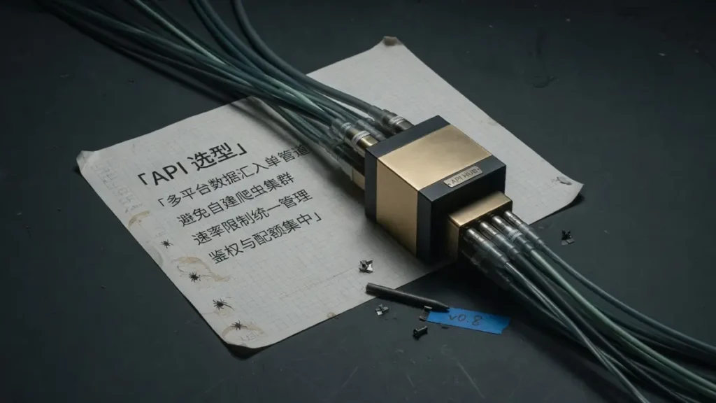 要抖音小红书公开数据又不想先搭爬虫时，TikHub 这类 API 怎么选型